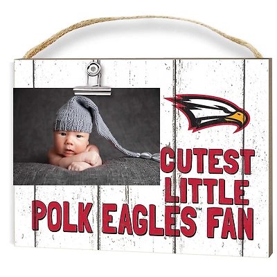 Polk State College Eagles 8" x 10" Cutest Little Fan Weathered Team Logo Clip Photo Frame