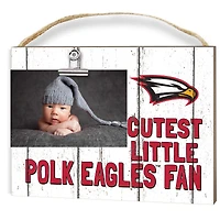 Polk State College Eagles 8" x 10" Cutest Little Fan Weathered Team Logo Clip Photo Frame