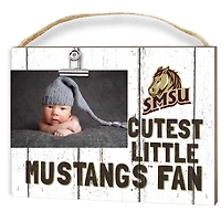 Southwest Minnesota State Mustangs 8" x 10" Cutest Little Fan Weathered Team Logo Clip Photo Frame