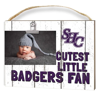 Spring Hill Badgers 8" x 10" Cutest Little Fan Weathered Team Logo Clip Photo Frame