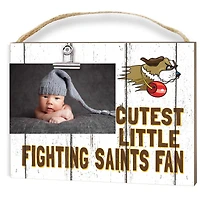 St. Francis Fighting Saints 8" x 10" Cutest Little Fan Weathered Team Logo Clip Photo Frame