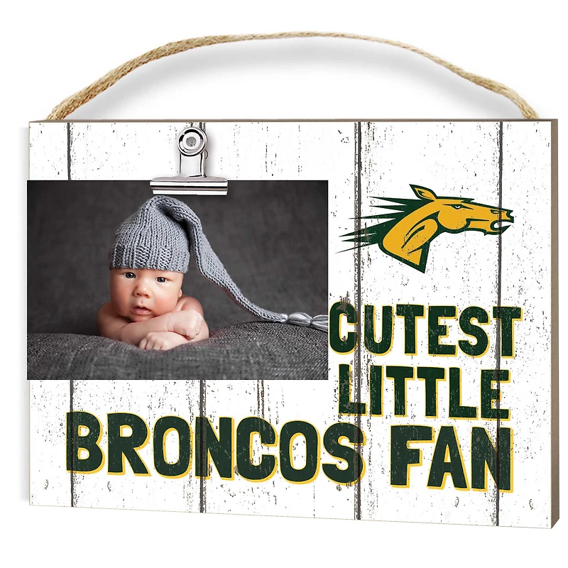 SUNY Delhi Broncos 8" x 10" Cutest Little Fan Weathered Team Logo Clip Photo Frame