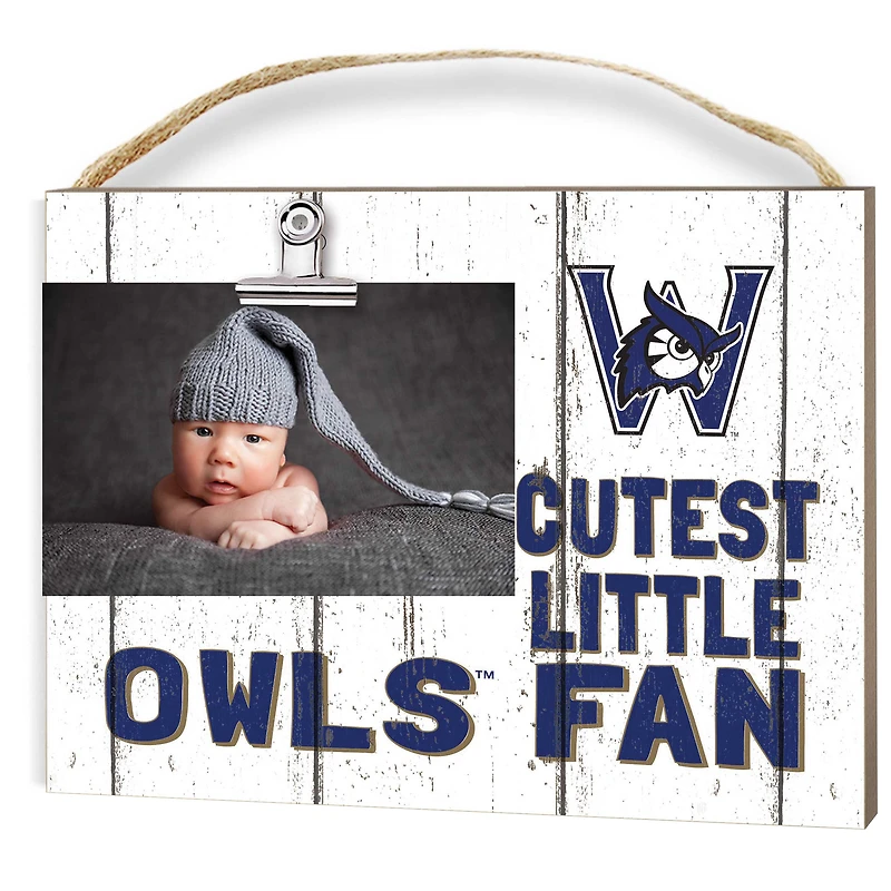 Westfield State Owls 8" x 10" Cutest Little Fan Weathered Team Logo Clip Photo Frame