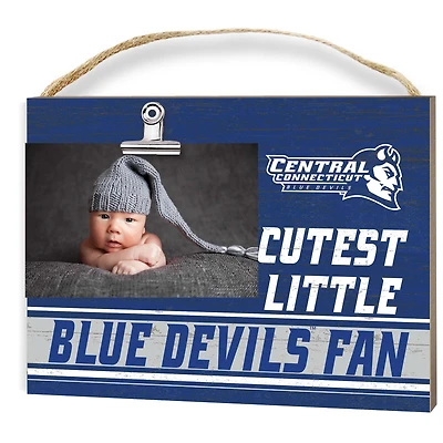 Central Connecticut State Blue Devils 8" x 10" Cutest Little Fan Team Logo Clip Photo Frame
