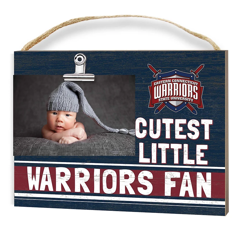 Eastern Connecticut State Warriors 8" x 10" Cutest Little Fan Team Logo Clip Photo Frame