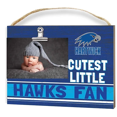 Hartwick College Hawks 8" x 10" Cutest Little Fan Team Logo Clip Photo Frame