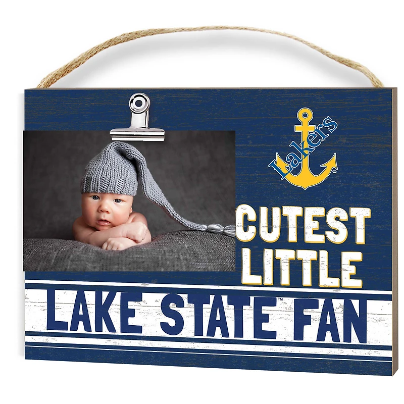 Lake Superior State Lakers 8" x 10" Cutest Little Fan Team Logo Clip Photo Frame