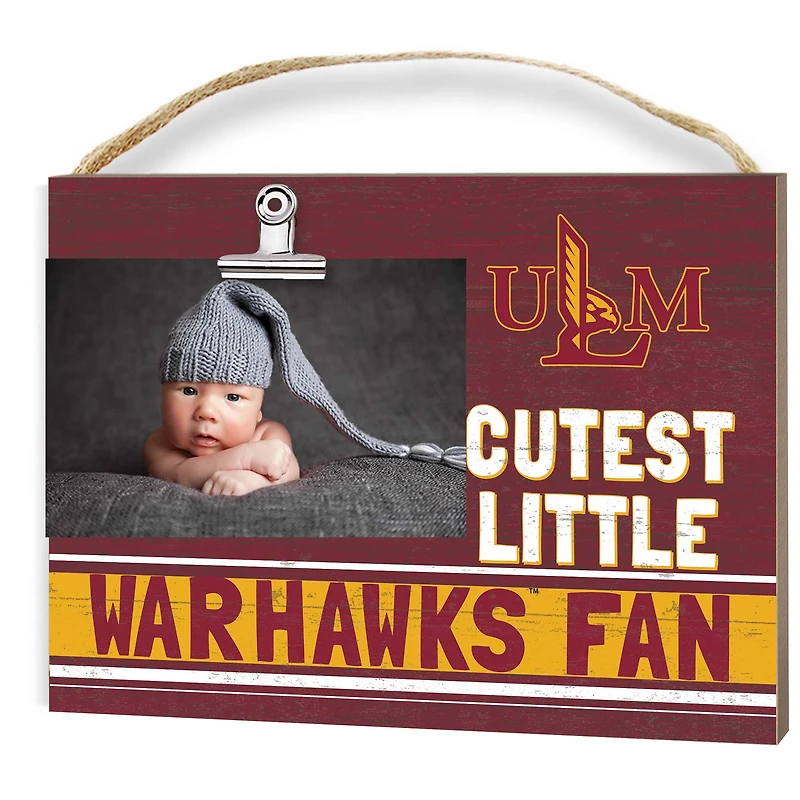 ULM Warhawks 8" x 10" Cutest Little Fan Team Logo Clip Photo Frame
