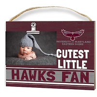 Maryland Eastern Shore Hawks 8" x 10" Cutest Little Fan Team Logo Clip Photo Frame