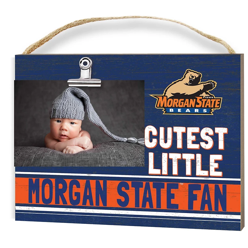 Morgan State Bears 8" x 10" Cutest Little Fan Team Logo Clip Photo Frame