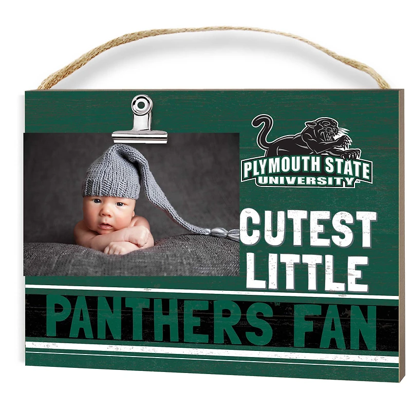Plymouth State Panthers 8" x 10" Cutest Little Fan Team Logo Clip Photo Frame