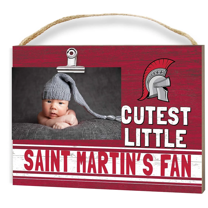 Saint Martin's Saints 8" x 10" Cutest Little Fan Team Logo Clip Photo Frame