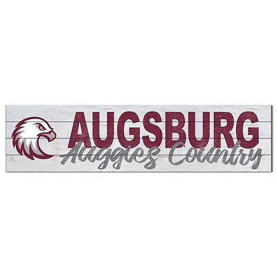 Augsburg Auggies 10" x 40" Logo Sign