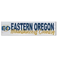 Eastern Oregon Mountaineers 10" x 40" Logo Sign