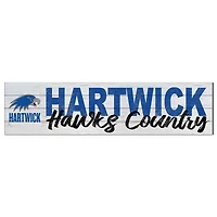 Hartwick College Hawks 10" x 40" Logo Sign