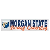 Morgan State Bears 10" x 40" Logo Sign