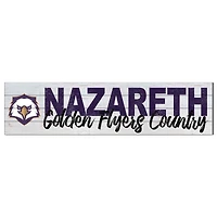 Nazareth College Golden Flyers 10" x 40" Logo Sign