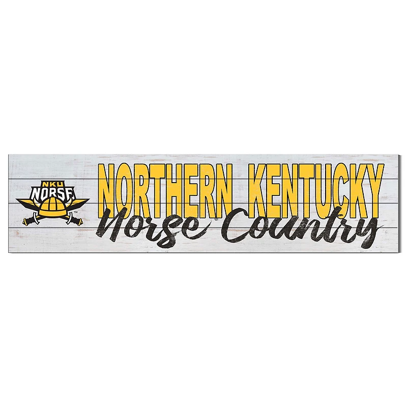Northern Kentucky University Norse 10" x 40" Logo Sign