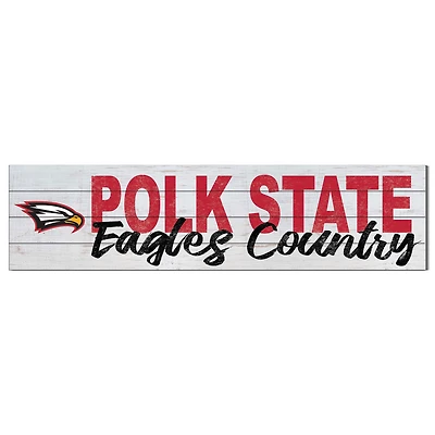 Polk State College Eagles 10" x 40" Logo Sign