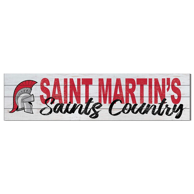 Saint Martin's Saints 10" x 40" Logo Sign