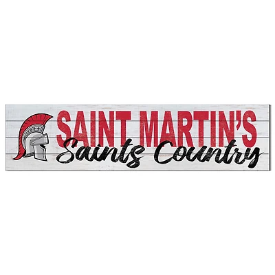 Saint Martin's Saints 10" x 40" Logo Sign