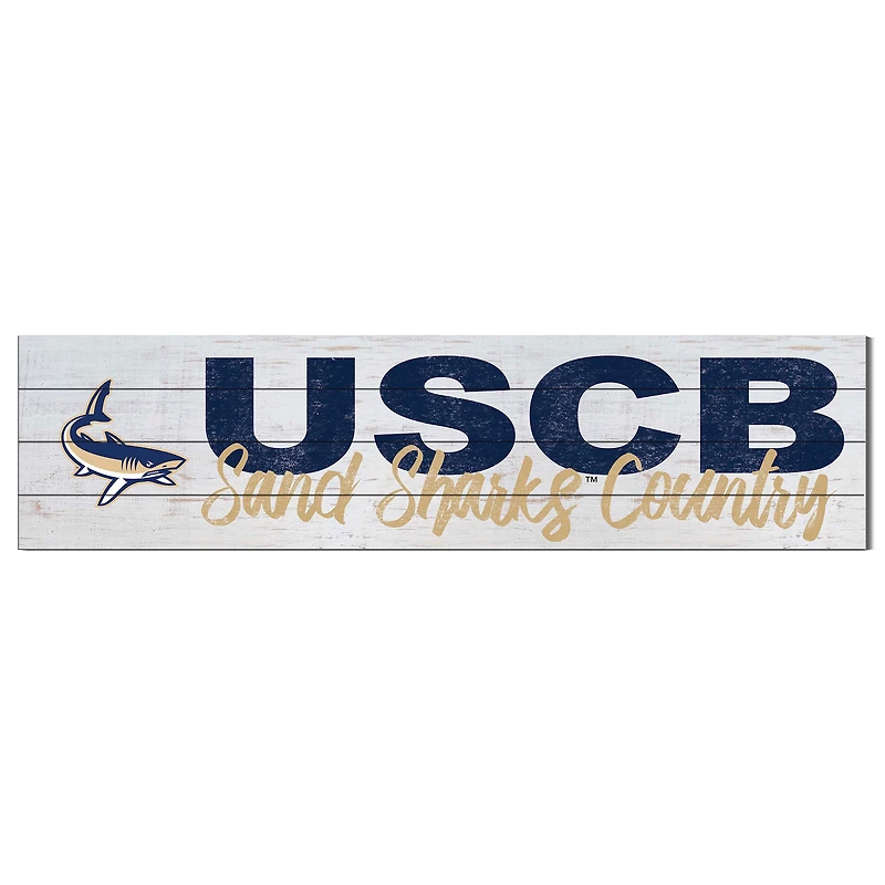 South Carolina Beaufort Sand Sharks 10" x 40" Logo Sign
