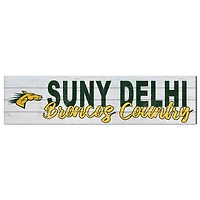 SUNY Delhi Broncos 10" x 40" Logo Sign