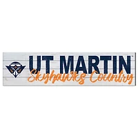 Tennessee-Martin Skyhawks 10" x 40" Logo Sign