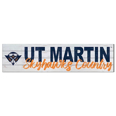 Tennessee-Martin Skyhawks 10" x 40" Logo Sign