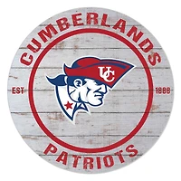 Cumberlands Patriots 20" Indoor/Outdoor Weathered Circle Sign