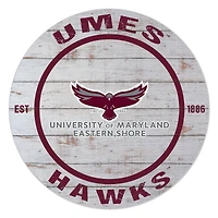 Maryland Eastern Shore Hawks 20" Indoor/Outdoor Weathered Circle Sign