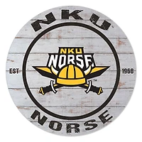 Northern Kentucky University Norse 20" Indoor/Outdoor Weathered Circle Sign