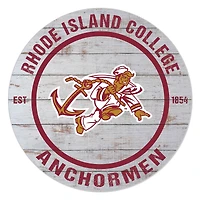 Rhode Island Anchormen 20" x 20" Indoor/Outdoor Weathered Circle Sign