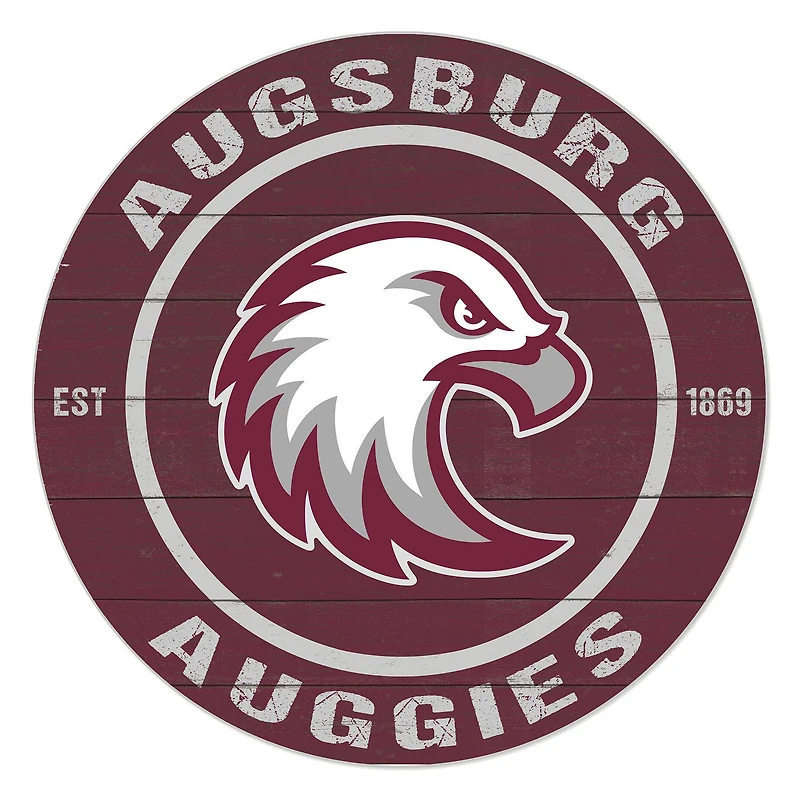 Augsburg Auggies 20" Indoor/Outdoor Team Color Circle Sign