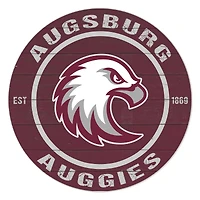 Augsburg Auggies 20" Indoor/Outdoor Team Color Circle Sign