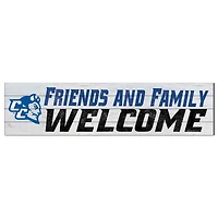 Central Connecticut State Blue Devils 10" x 40" Friends & Family Welcome Sign