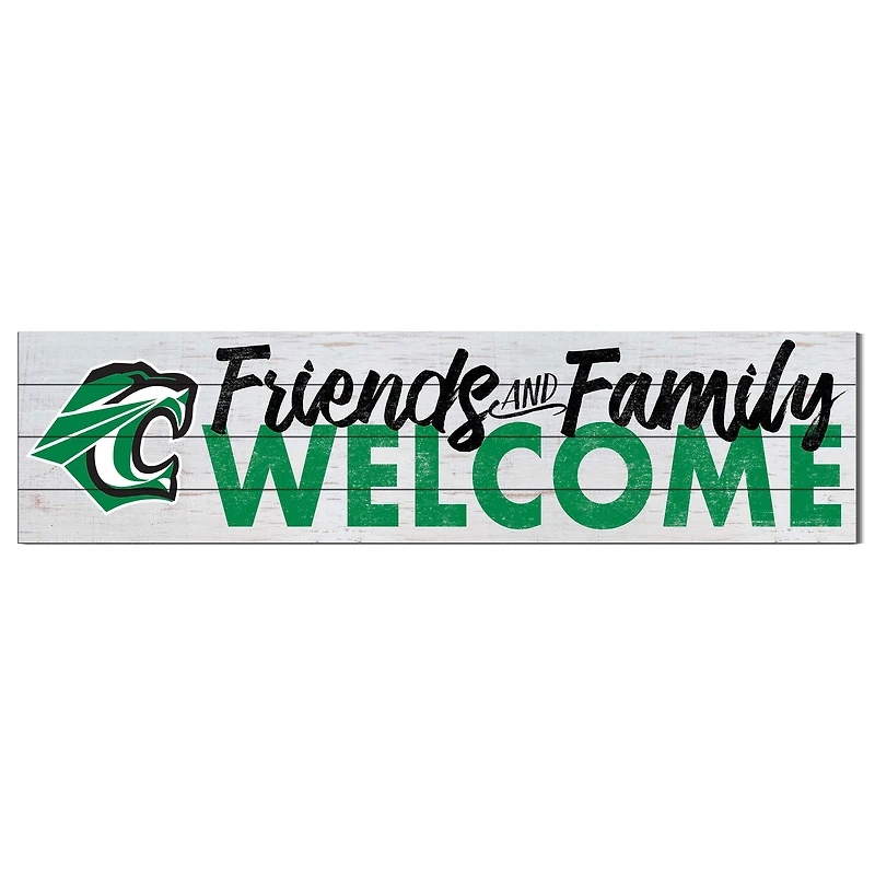 Cuesta College Cougars 10" x 40" Friends & Family Welcome Sign