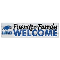 Hartwick College Hawks 10" x 40" Friends & Family Welcome Sign