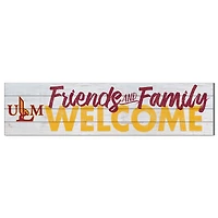 ULM Warhawks 10" x 40" Friends & Family Welcome Sign