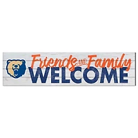 Morgan State Bears 10" x 40" Friends & Family Welcome Sign