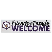 Nazareth College Golden Flyers 10" x 40" Friends & Family Welcome Sign