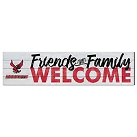 Roberts Wesleyan Redhawks 10" x 40" Friends & Family Welcome Sign