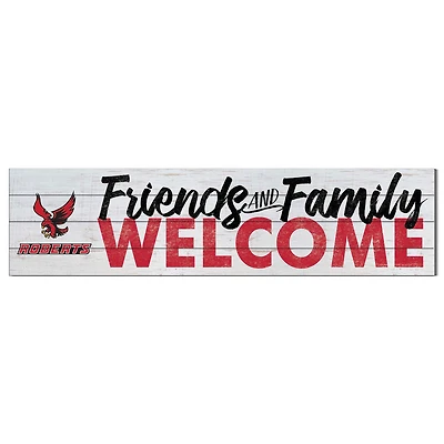 Roberts Wesleyan Redhawks 10" x 40" Friends & Family Welcome Sign