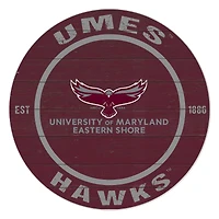 Maryland Eastern Shore Hawks 20" Indoor/Outdoor Team Color Circle Sign