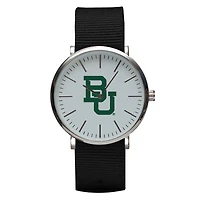 Black Baylor Bears Stitch Nylon Strap Watch