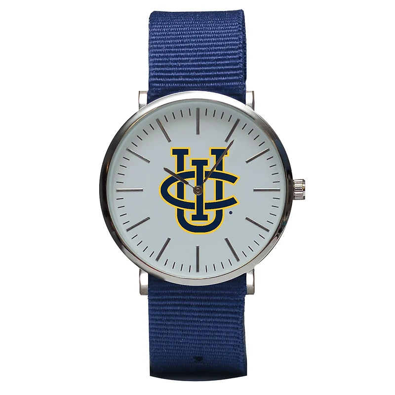 Navy UC Irvine Anteaters Stitch Nylon Strap Watch