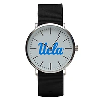 Black UCLA Bruins Stitch Nylon Strap Watch