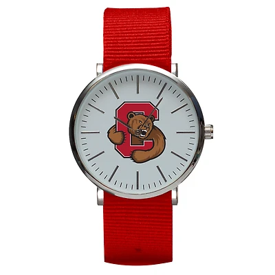 Red Cornell Big Red Stitch Nylon Strap Watch