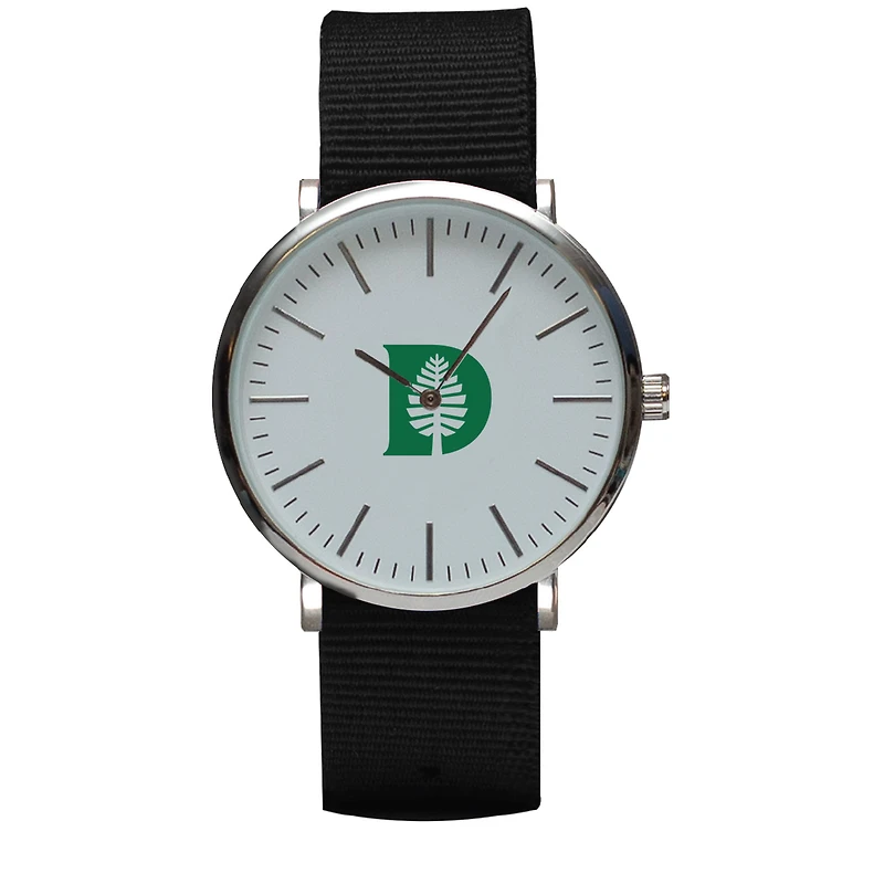 Black Dartmouth Big Green Stitch Nylon Strap Watch