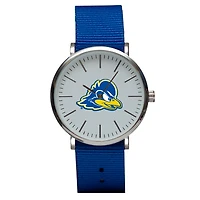 Royal Delaware Fightin' Blue Hens Stitch Nylon Strap Watch
